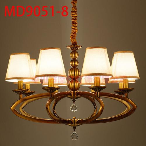 美式乡村铁艺吊灯 MD9051 工厂直销灯具批发的卧室餐厅之选